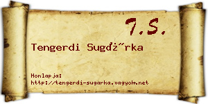 Tengerdi Sugárka névjegykártya